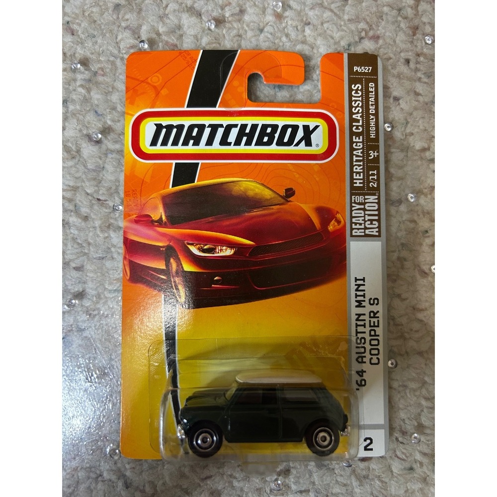 Matchbox Heritage Classics '64 Austin Mini‎ Cooper S Diecast Car NIB